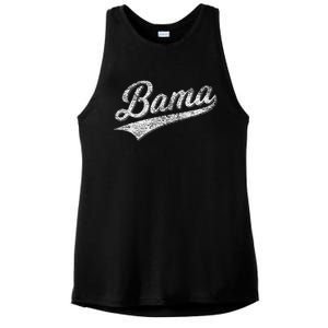 Bama Alabama Varsity Script Classic Sports Jersey Ladies PosiCharge Tri-Blend Wicking Tank