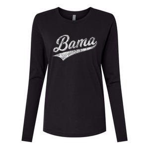 Bama Alabama Varsity Script Classic Sports Jersey Womens Cotton Relaxed Long Sleeve T-Shirt