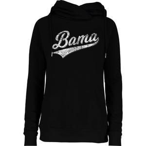 Bama Alabama Varsity Script Classic Sports Jersey Womens Funnel Neck Pullover Hood