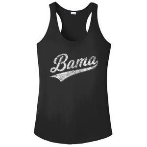 Bama Alabama Varsity Script Classic Sports Jersey Ladies PosiCharge Competitor Racerback Tank