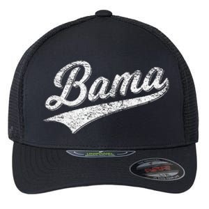 BAMA ALABAMA VARSITY SCRIPT CLASSIC SPORTS JERSEY STYLE Flexfit Unipanel Trucker Cap