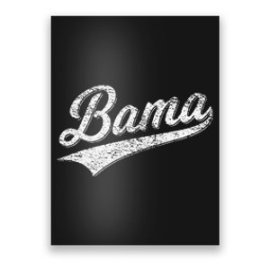 BAMA ALABAMA VARSITY SCRIPT CLASSIC SPORTS JERSEY STYLE Poster