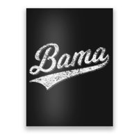 BAMA ALABAMA VARSITY SCRIPT CLASSIC SPORTS JERSEY STYLE Poster