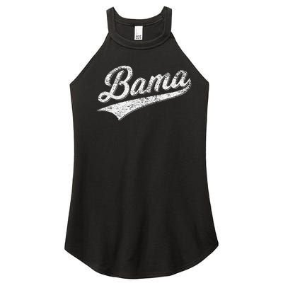 BAMA ALABAMA VARSITY SCRIPT CLASSIC SPORTS JERSEY STYLE Women’s Perfect Tri Rocker Tank