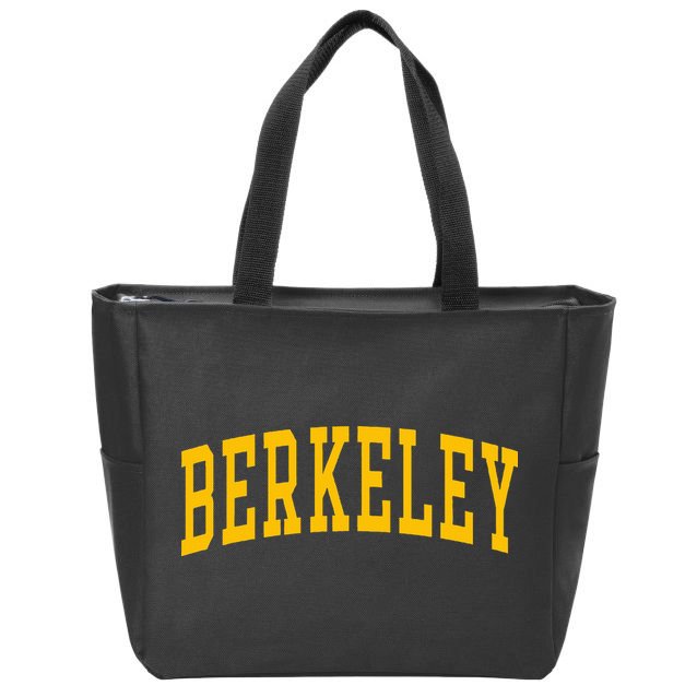 Berkeley Arched Varsity Zip Tote Bag