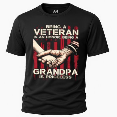 Being A Veteran Is An Honor Being A Grandpa Is Priceless Performance Shirt