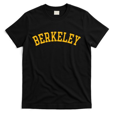 Berkeley Arched Varsity Text Yellow Berkeley T-Shirt