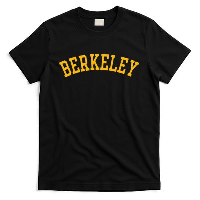 Berkeley Arched Varsity Text Yellow Berkeley T-Shirt