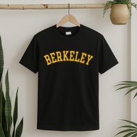 Berkeley Arched Varsity Text Yellow Berkeley T-Shirt