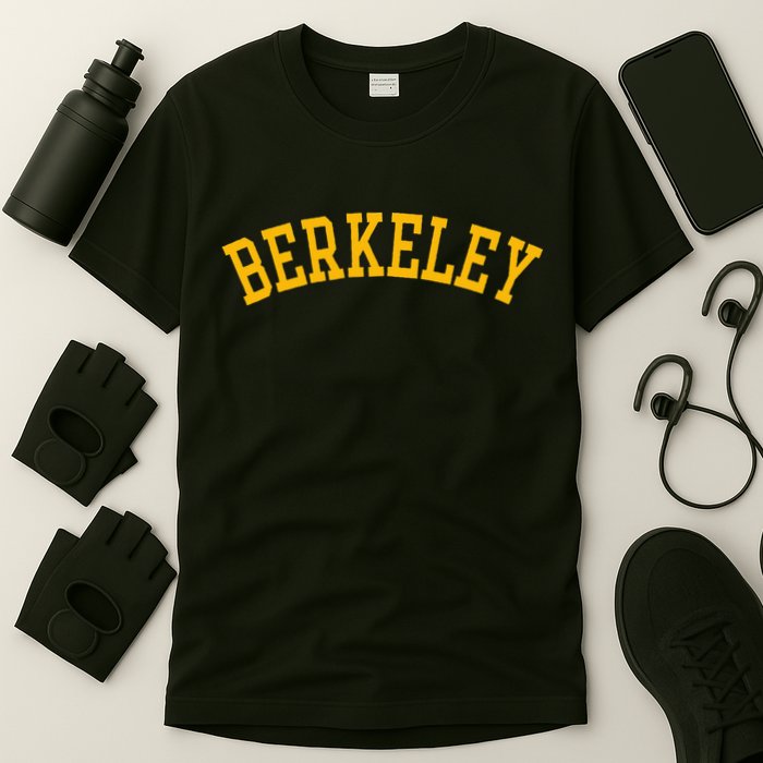 Berkeley Arched Varsity Text Yellow Berkeley T-Shirt