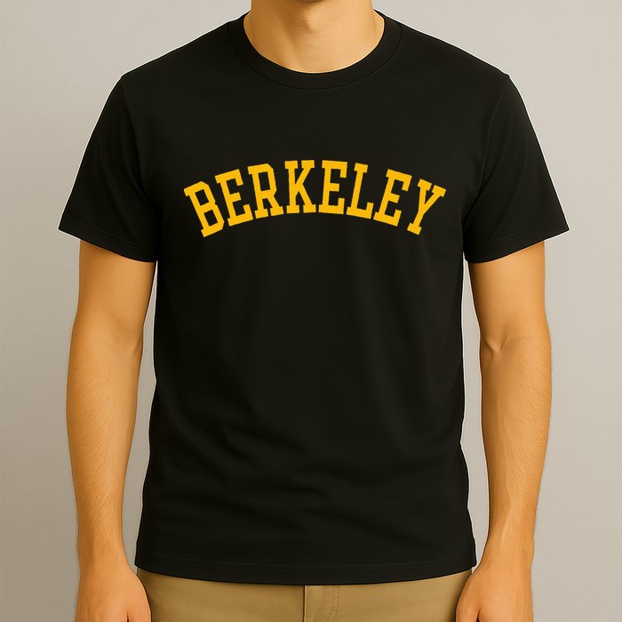 Berkeley Arched Varsity Text Yellow Berkeley T-Shirt