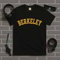Berkeley Arched Varsity Text Yellow Berkeley T-Shirt