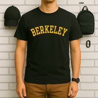 Berkeley Arched Varsity Text Yellow Berkeley T-Shirt