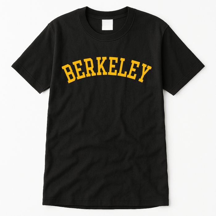 Berkeley Arched Varsity Text Yellow Berkeley Tall T-Shirt