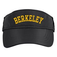 Berkeley Arched Varsity Text Yellow Berkeley Adult Drive Performance Visor