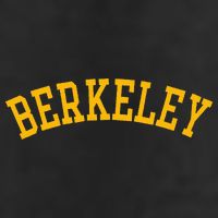 Berkeley Arched Varsity Text Yellow Berkeley Trucker Hat