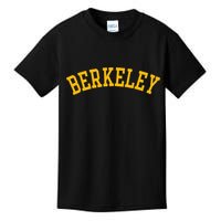 Berkeley Arched Varsity Text Yellow Berkeley Kids T-Shirt