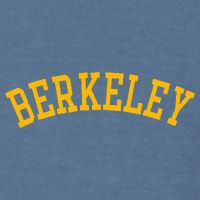 Berkeley Arched Varsity Text Yellow Berkeley Garment-Dyed Sweatshirt