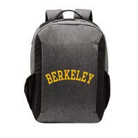 Berkeley Arched Varsity Text Yellow Berkeley Vector Backpack