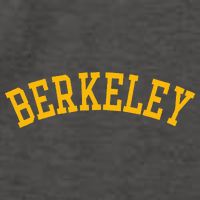 Berkeley Arched Varsity Text Yellow Berkeley Vector Backpack