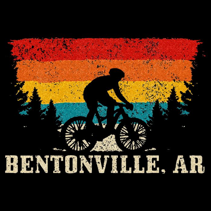 Bentonville Arkansas Vintage Mountain Bike Cycling Doggie Tank