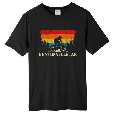 Bentonville Arkansas Vintage Mountain Bike Cycling Tall Fusion ChromaSoft Performance T-Shirt