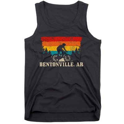 Bentonville Arkansas Vintage Mountain Bike Cycling Tank Top