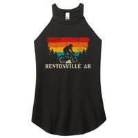 Bentonville Arkansas Vintage Mountain Bike Cycling Women's Perfect Tri Rocker Tank