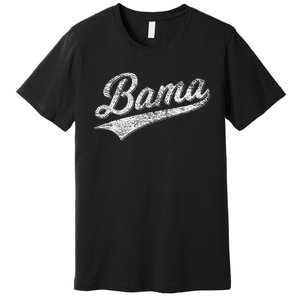 BAMA ALABAMA VARSITY SCRIPT CLASSIC SPORTS JERSEY STYLE Premium T-Shirt