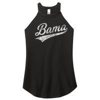 BAMA ALABAMA VARSITY SCRIPT CLASSIC SPORTS JERSEY STYLE Women’s Perfect Tri Rocker Tank