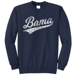 Bama Alabama Varsity Script Classic Sports Jersey Style Sweatshirt