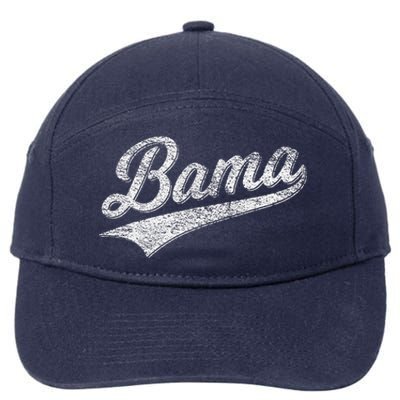 Bama Alabama Varsity Script Classic Sports Jersey Style 7-Panel Snapback Hat