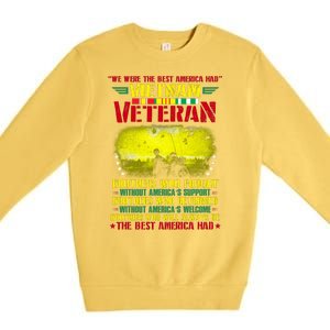 Best America Viet Nam Veteran Premium Crewneck Sweatshirt