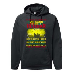 Best America Viet Nam Veteran Performance Fleece Hoodie