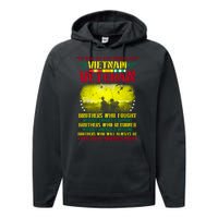 Best America Viet Nam Veteran Performance Fleece Hoodie