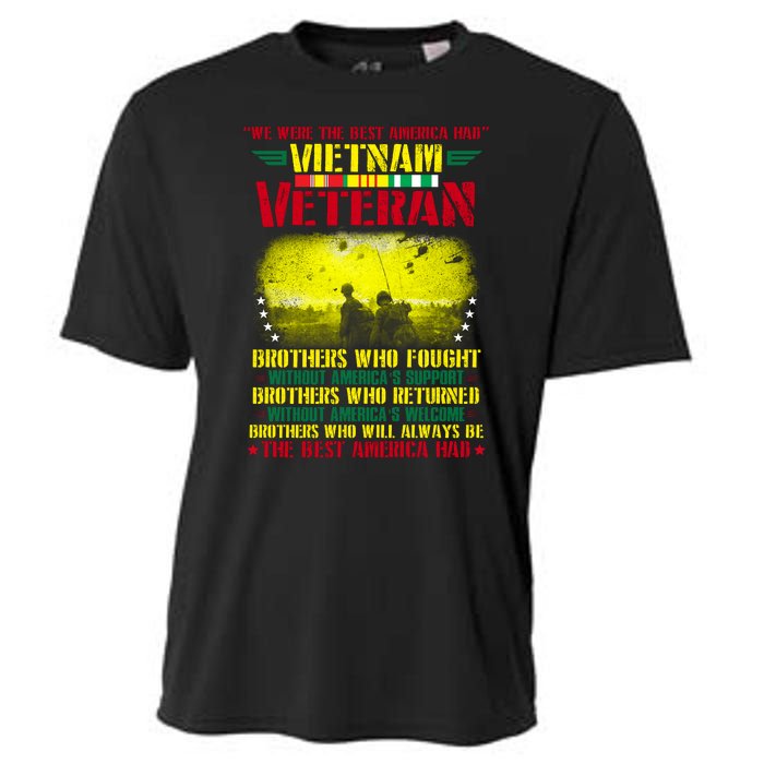 Best America Viet Nam Veteran Cooling Performance Crew T-Shirt