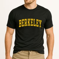Berkeley Arched Varsity Text Yellow Berkeley Performance Shirt
