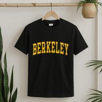 Berkeley Arched Varsity Text Yellow Berkeley T-Shirt