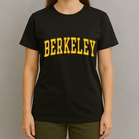 Berkeley Arched Varsity Text Yellow Berkeley T-Shirt