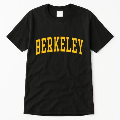Berkeley Arched Varsity Text Yellow Berkeley Tall T-Shirt