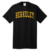 Berkeley Arched Varsity Text Yellow Berkeley Tall T-Shirt