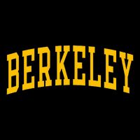 Berkeley Arched Varsity Text Yellow Berkeley Button