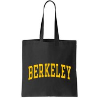 Berkeley Arched Varsity Text Yellow Berkeley Bag
