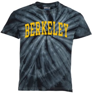 Berkeley Arched Varsity Text Yellow Berkeley Kids Tie-Dye T-Shirt