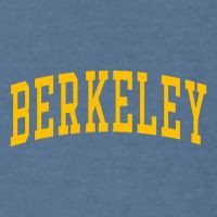 Berkeley Arched Varsity Text Yellow Berkeley Garment-Dyed Sweatshirt
