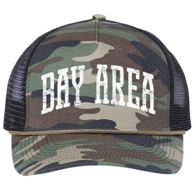 Bay Area Vintage Cool Gift Retro Rope Trucker Hat Cap