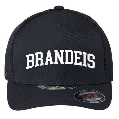 Brandeis Arch Vintage Retro College Athletic Sports Flexfit Unipanel Trucker Cap