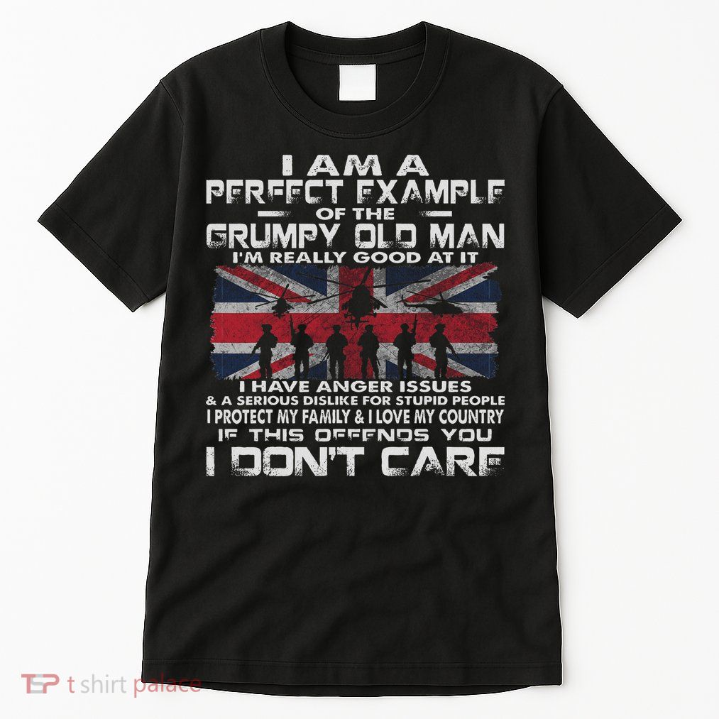 British Army Veteran Soldier Flag Uk Armed Forces Tall T-Shirt