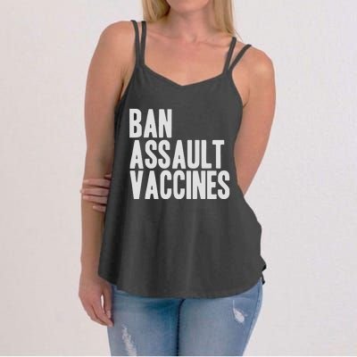 Ban Assault Vaccines Women's Strappy Tank