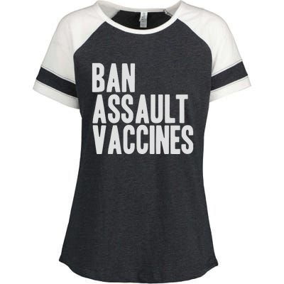 Ban Assault Vaccines Enza Ladies Jersey Colorblock Tee